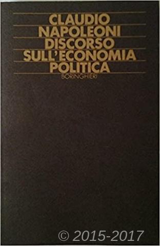 Copertina di Discorso sull'economia politica
